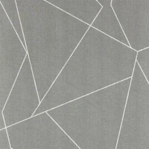 black-grey geometric wallpaper from harlequin