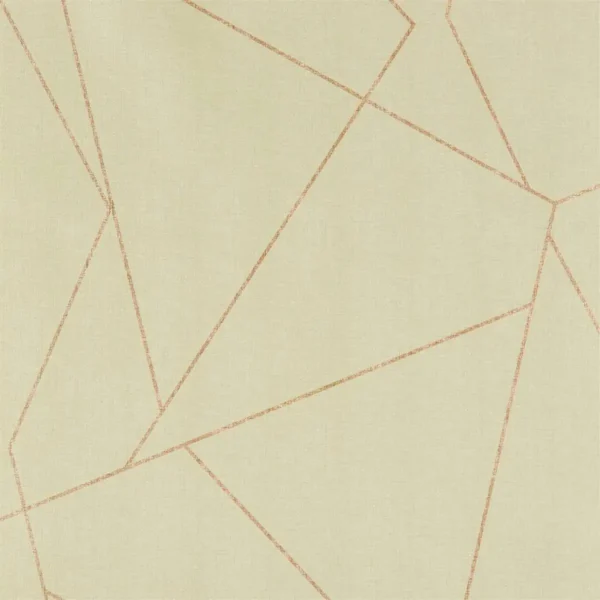 Parapet Wallpaper - Rose by black-grey geometric wallpaper from harlequin