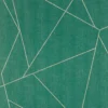 green geometric wallpaper from harlequin