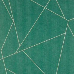 green geometric wallpaper from harlequin
