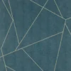 blue geometric wallpaper from harlequin