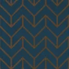 blue geometric wallpaper from harlequin