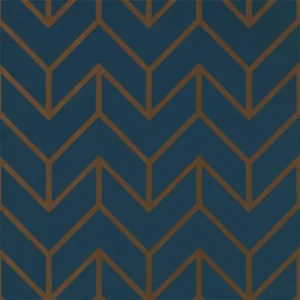 blue geometric wallpaper from harlequin