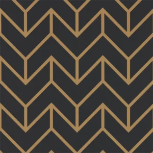 black-grey geometric wallpaper from harlequin