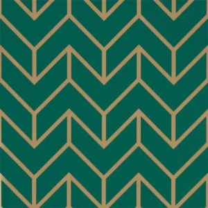 green geometric wallpaper from harlequin
