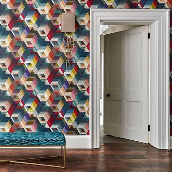 Arccos Wallpaper - Cerise Neptune Teal by Arccos Wallpaper - Cerise Neptune Teal from