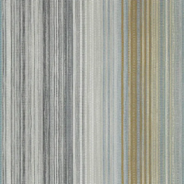 Spectro Stripe Wallpaper - Lichen Graphite by multicolour striped wallpaper from harlequin
