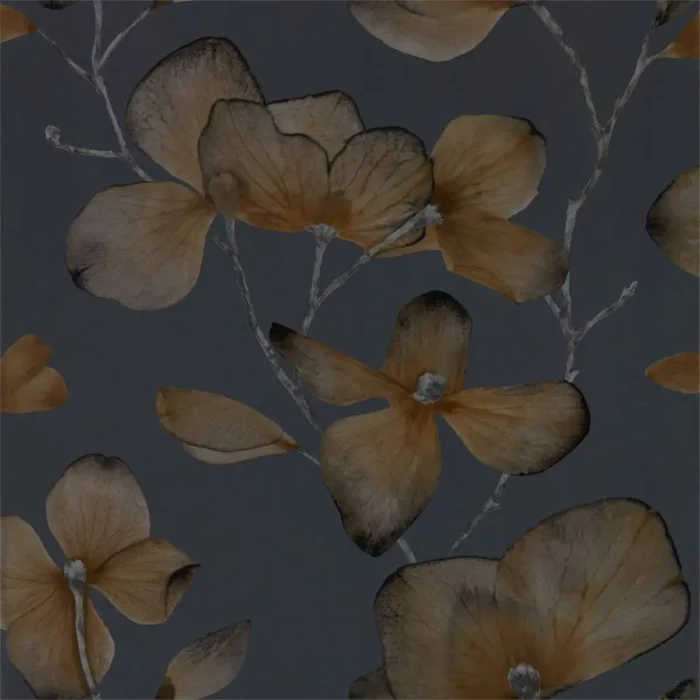 Kienze Wallpaper - Graphite Gilver swatch