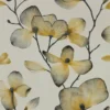 black-grey botanical wallpaper from harlequin
