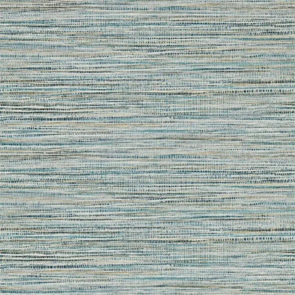 blue striped wallpaper from harlequin