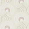 brown botanical wallpaper from harlequin