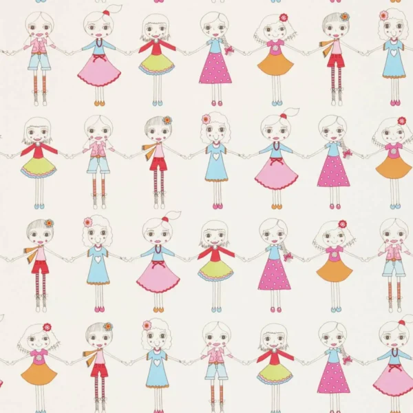 blue children's wallpaper from harlequin