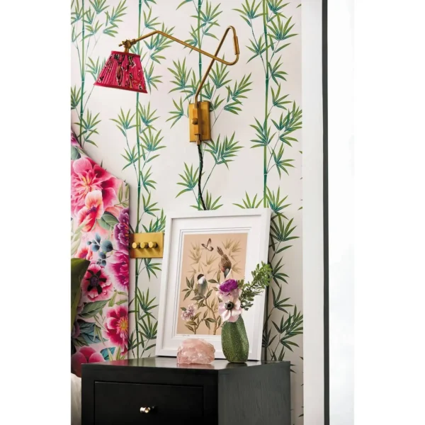 Isabella Wallpaper - Sky / Porcelain by Isabella Wallpaper - Sky / Porcelain from