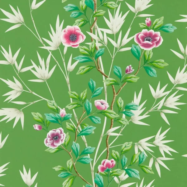 Lady Alford Wallpaper - Apple / Magenta from