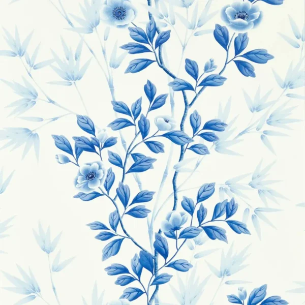 Lady Alford Wallpaper - Porcelain / China Blue by Lady Alford Wallpaper - Porcelain / China Blue from