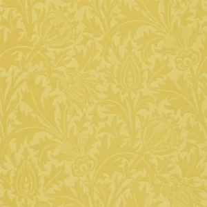 yellow botanical wallpaper from outlet sales