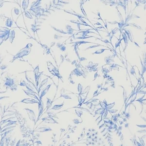 blue botanical wallpaper from ralph lauren