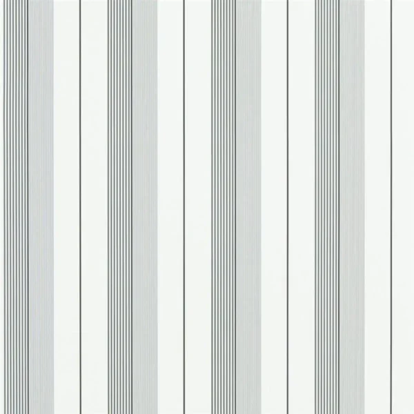 Aiden Stripe Wallpaper - Black / Grey by black-grey striped wallpaper from ralph lauren