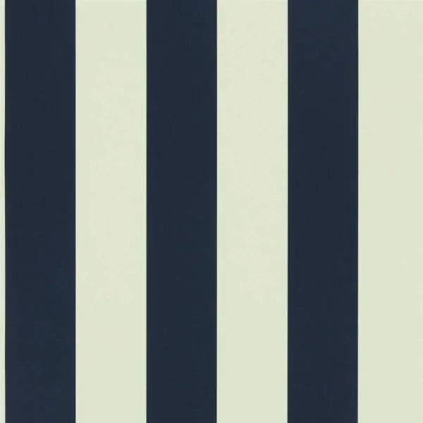 Spalding Stripe Wallpaper - Navy by blue striped wallpaper from ralph lauren