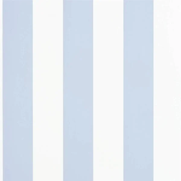 Spalding Stripe Wallpaper - Blue / White by blue striped wallpaper from ralph lauren