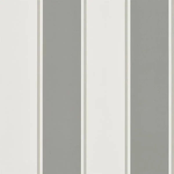 Mapleton Stripe Wallpaper - Graphite by black-grey striped wallpaper from ralph lauren