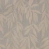 black-grey botanical wallpaper from romo