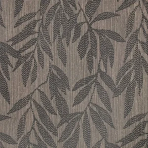 brown botanical wallpaper from romo