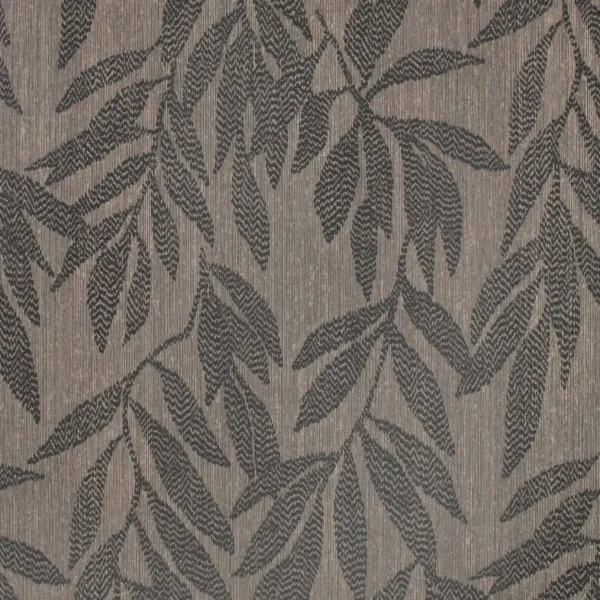 Delphine Wallpaper - Shadow by brown botanical wallpaper from romo
