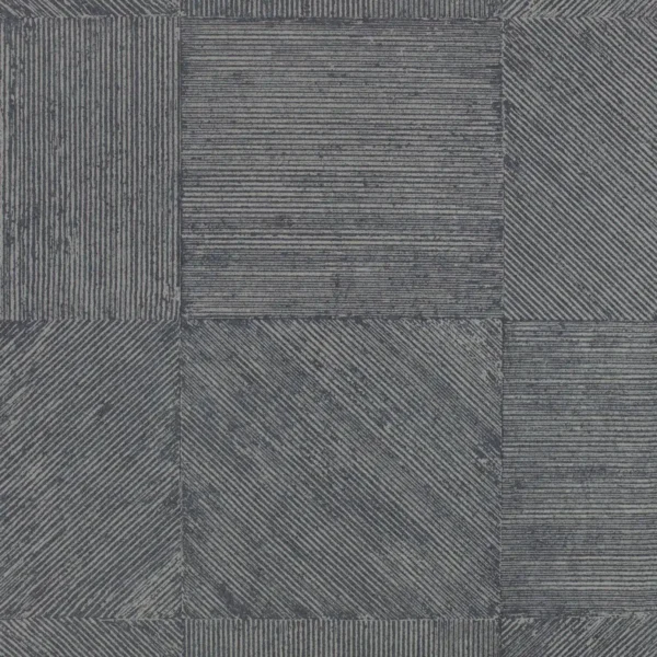 Nula Wallpaper - Twilight by black-grey geometric wallpaper from romo