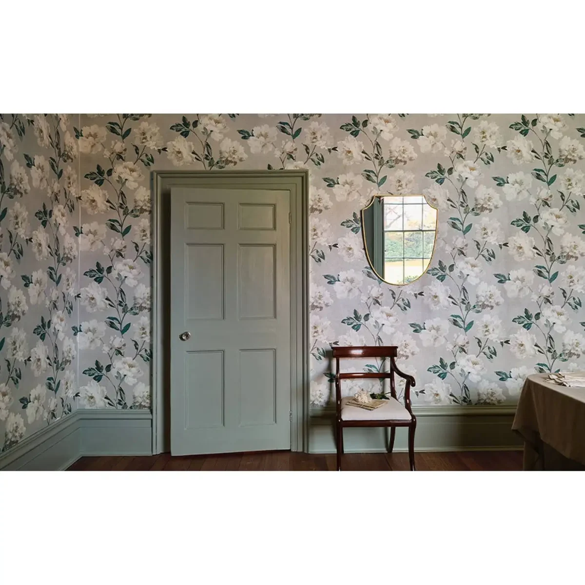 Sarita Wallpaper - Silver from