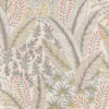 multicolour botanical wallpaper from romo