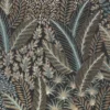 blue botanical wallpaper from romo
