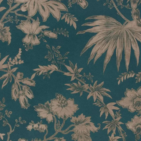 Chiya Wallpaper - Tapestry by blue botanical wallpaper from romo