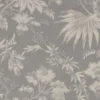 black-grey botanical wallpaper from romo