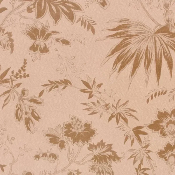 pink botanical wallpaper from romo