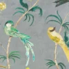 green animal wallpaper from romo