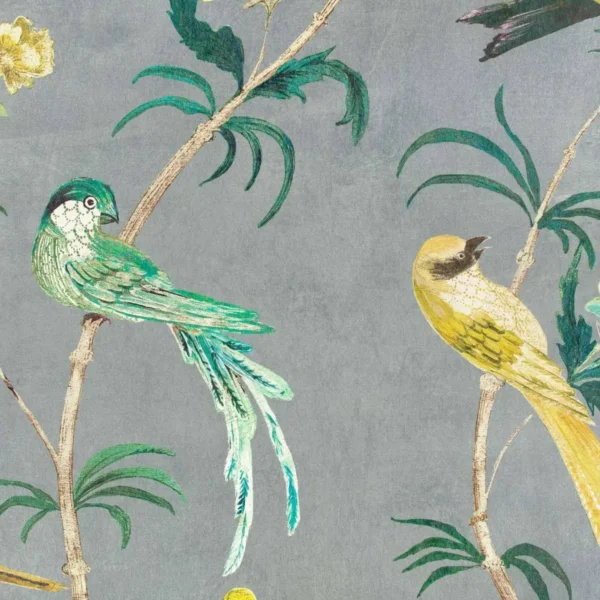 green animal wallpaper from romo