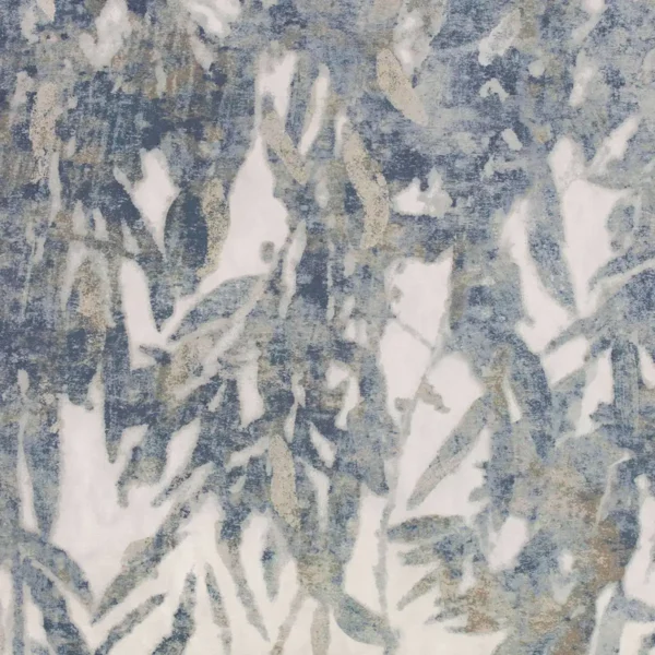 Aula Wallcovering - Shibori by blue botanical wallpaper from romo