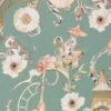 green botanical wallpaper from romo