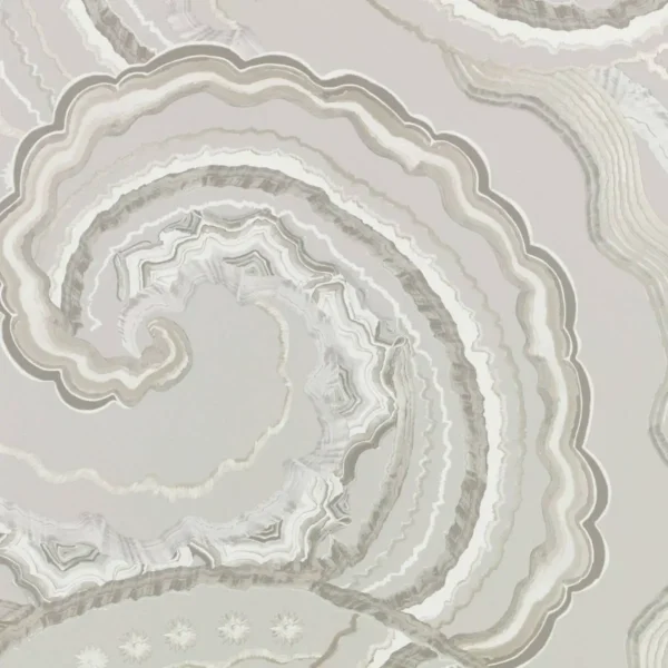 Fantasia Wallcovering - Quartz by black-grey misc wallpaper from romo