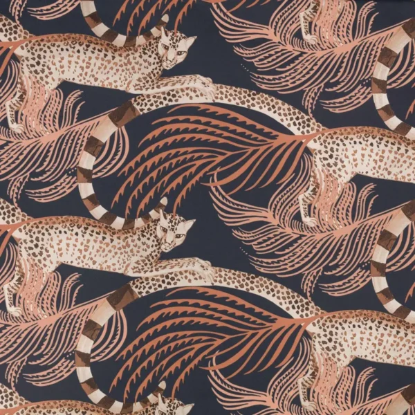 Delilah Wallcovering - Sienna by neutral animal wallpaper from romo