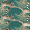 green animal wallpaper from romo