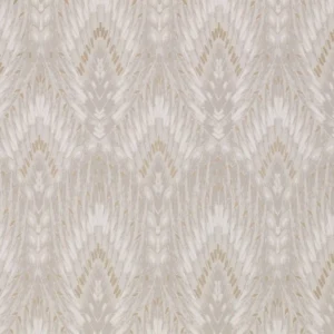 black-grey botanical wallpaper from romo