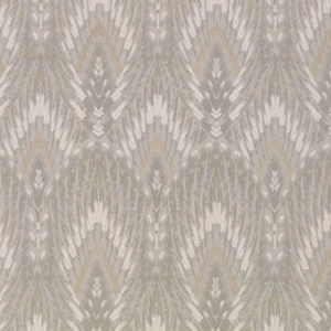 black-grey botanical wallpaper from romo