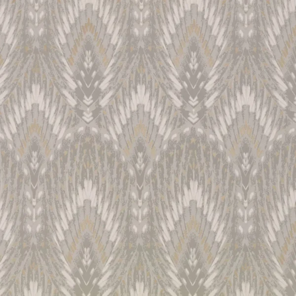 black-grey botanical wallpaper from romo