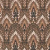orange botanical wallpaper from romo