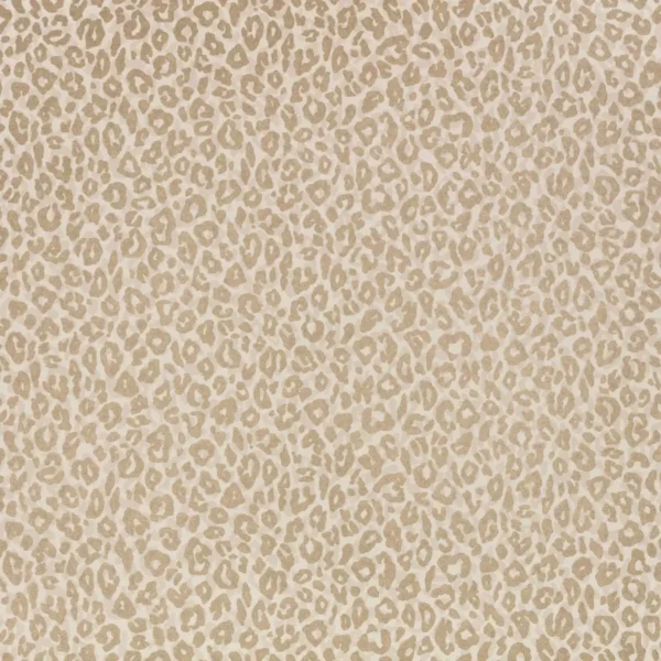 Kitty Wallcovering - Pale Gold by neutral spotted wallpaper from romo