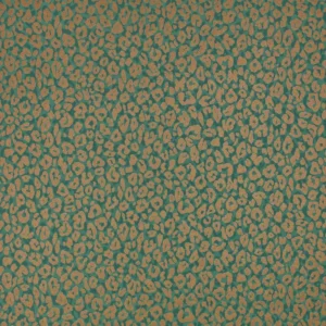 green spotted wallpaper from romo