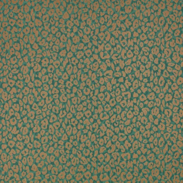 Kitty Wallcovering - Jade by green spotted wallpaper from romo