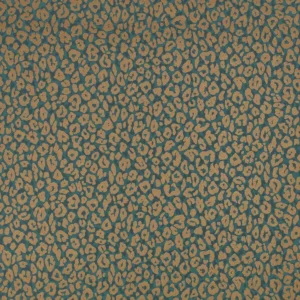 green spotted wallpaper from romo